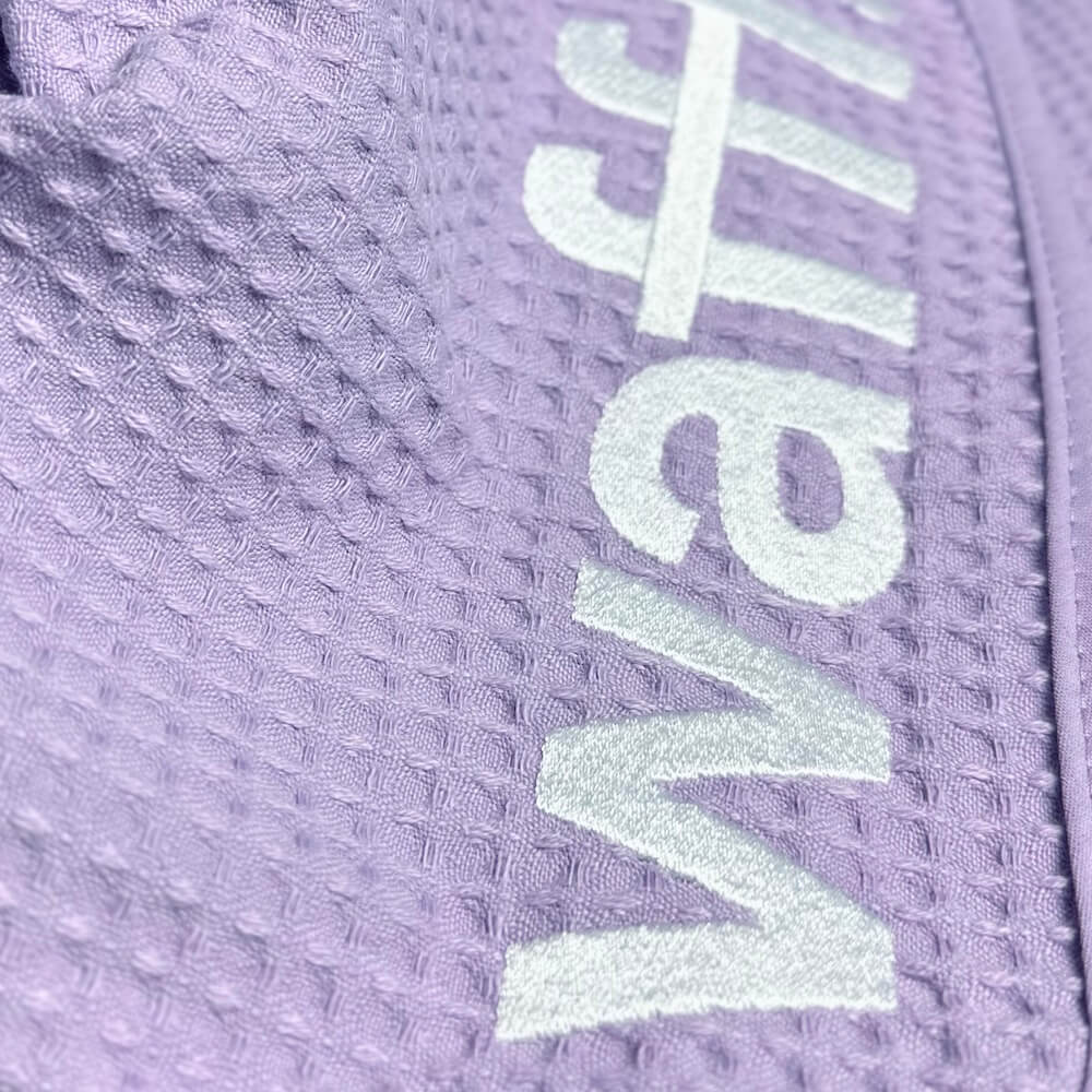 Lilac waffl towel